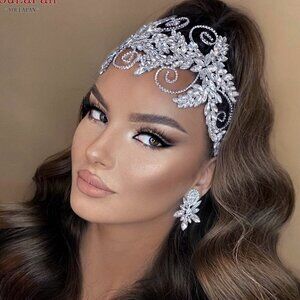 New Swarovski Rhinestone l Vintage l Bridal Vine Hairpiece l Tiara Wedding Hair